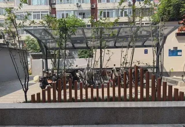 乱建居民想提升小区环境的愿望实现了k8凯发网站拆除700平方米私搭(图4)